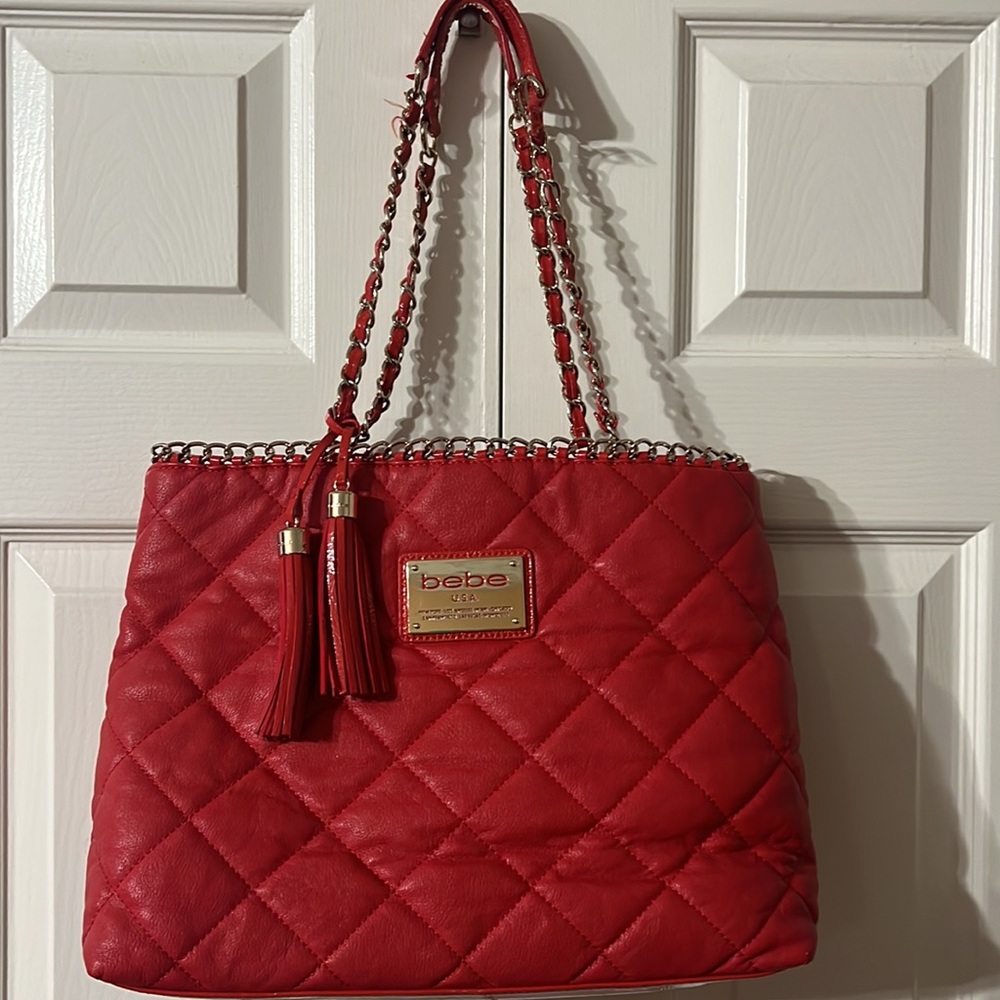 Red bebe purse